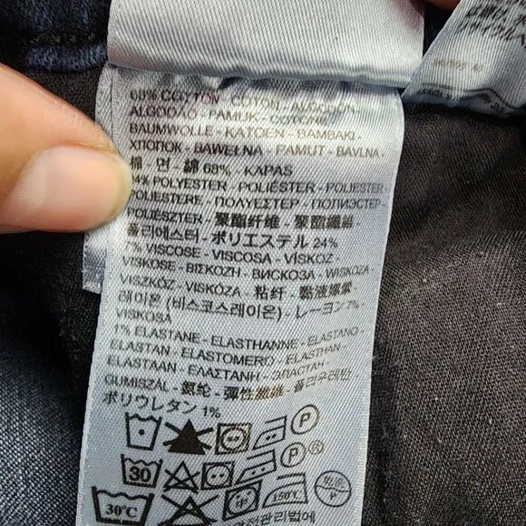 Levi's Jeans Womens 28 Dark Wash Stretch Mid Rise Demi Curve Skinny *GUC* - Picture 11 of 13